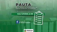 15ª Sessão Extraordinária - 14/11/2023 às 10h