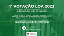 7ª sessão extraordinária - 1ª votação da LOA - 01/11/2022