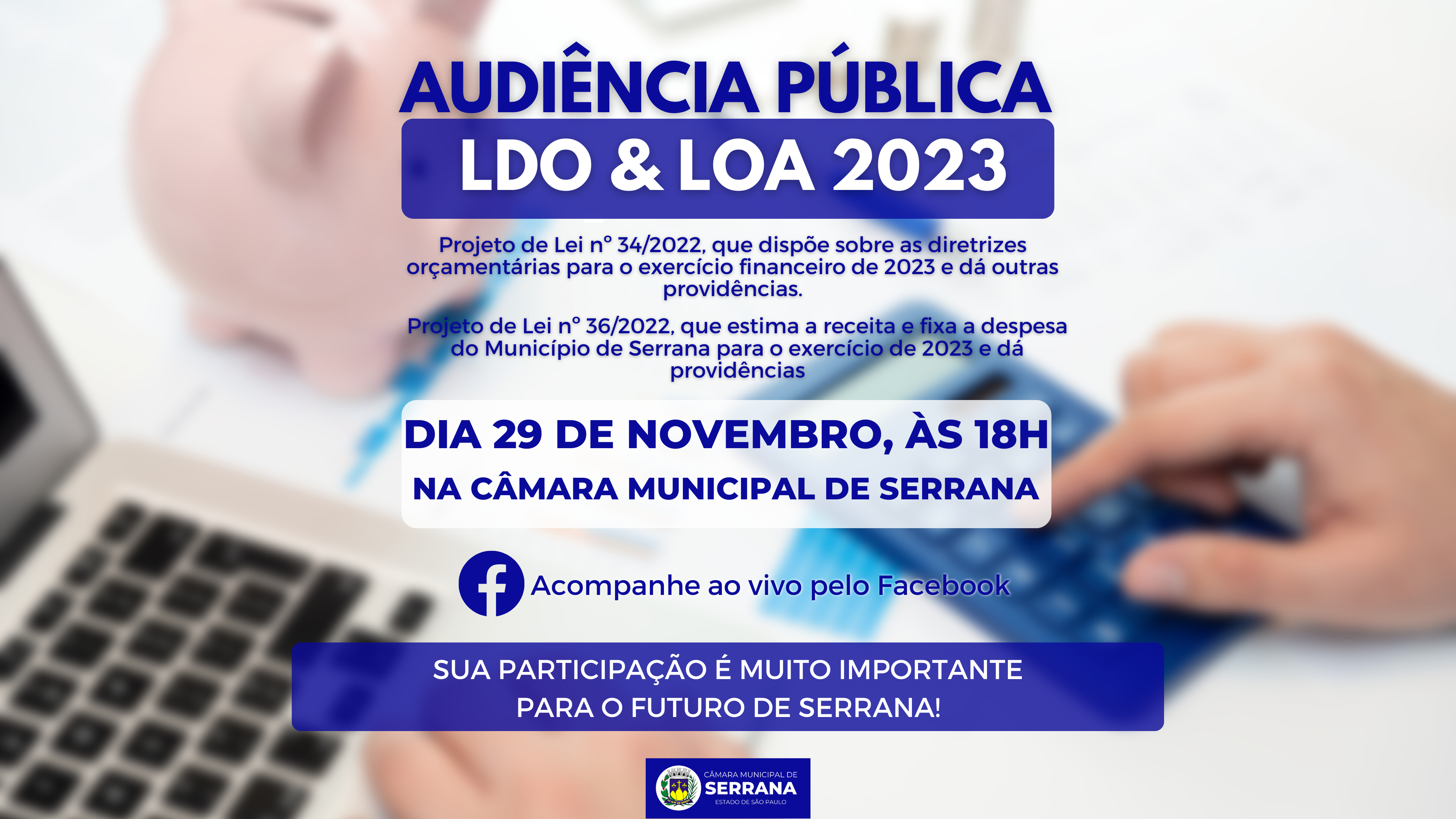 AUDIÊNCIA PÚBLICA LDO & LOA - 29/11/2022