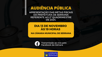 AUDIÊNCIA PÚBLICA METAS FISCAIS - 13/11/2024 às 19h