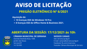 Aviso de Licitação (Pregão Eletrônico nº 6/2021)