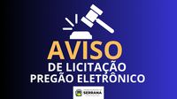 Aviso de Pregão Eletrônico