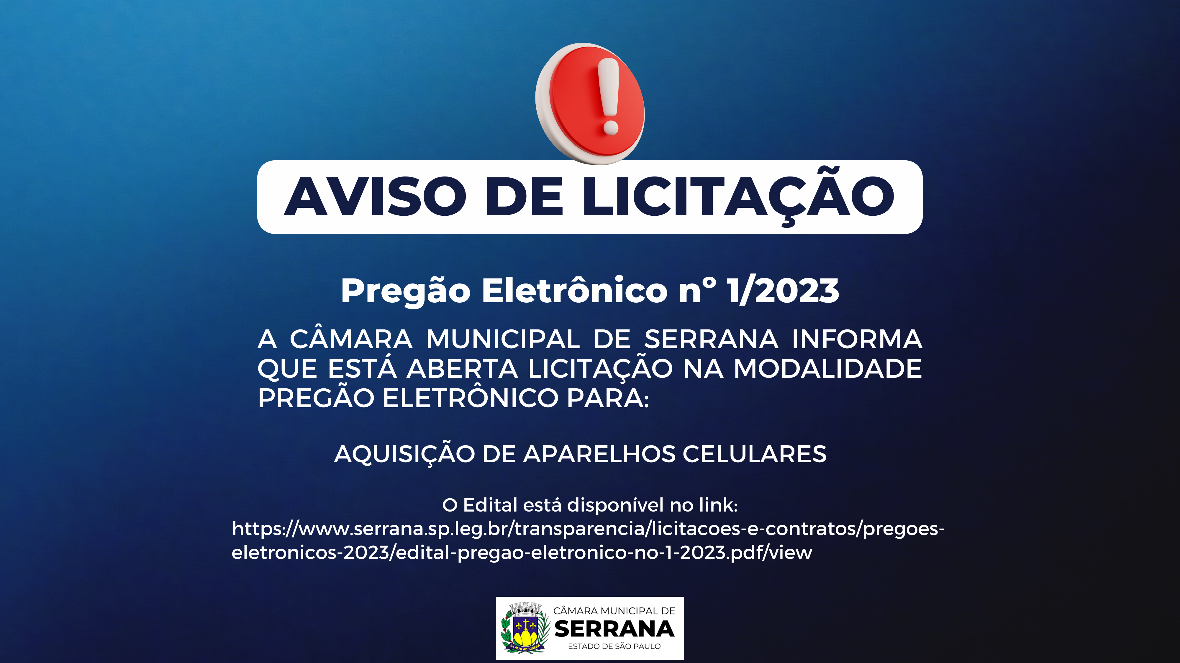 Pregão eletrônico nº 1/2023